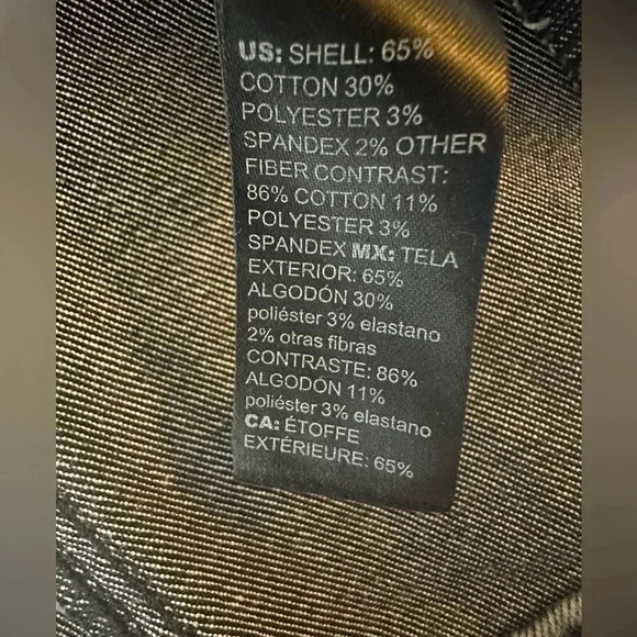 White House Black Market grey and black animal print moto jacket - Picture 9 of 9